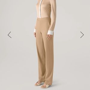 St. John Women Relaxed Wide Leg Dress Pants 8